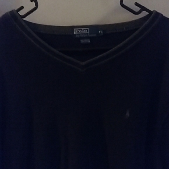 Older Navy blue longed sleeved sweatshirt - Picture 2 of 4